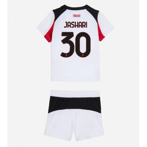 AC Milan Ardon Jashari #30 Replika babykläder Bortaställ Barn 2025-26 Kortärmad (+ korta byxor)